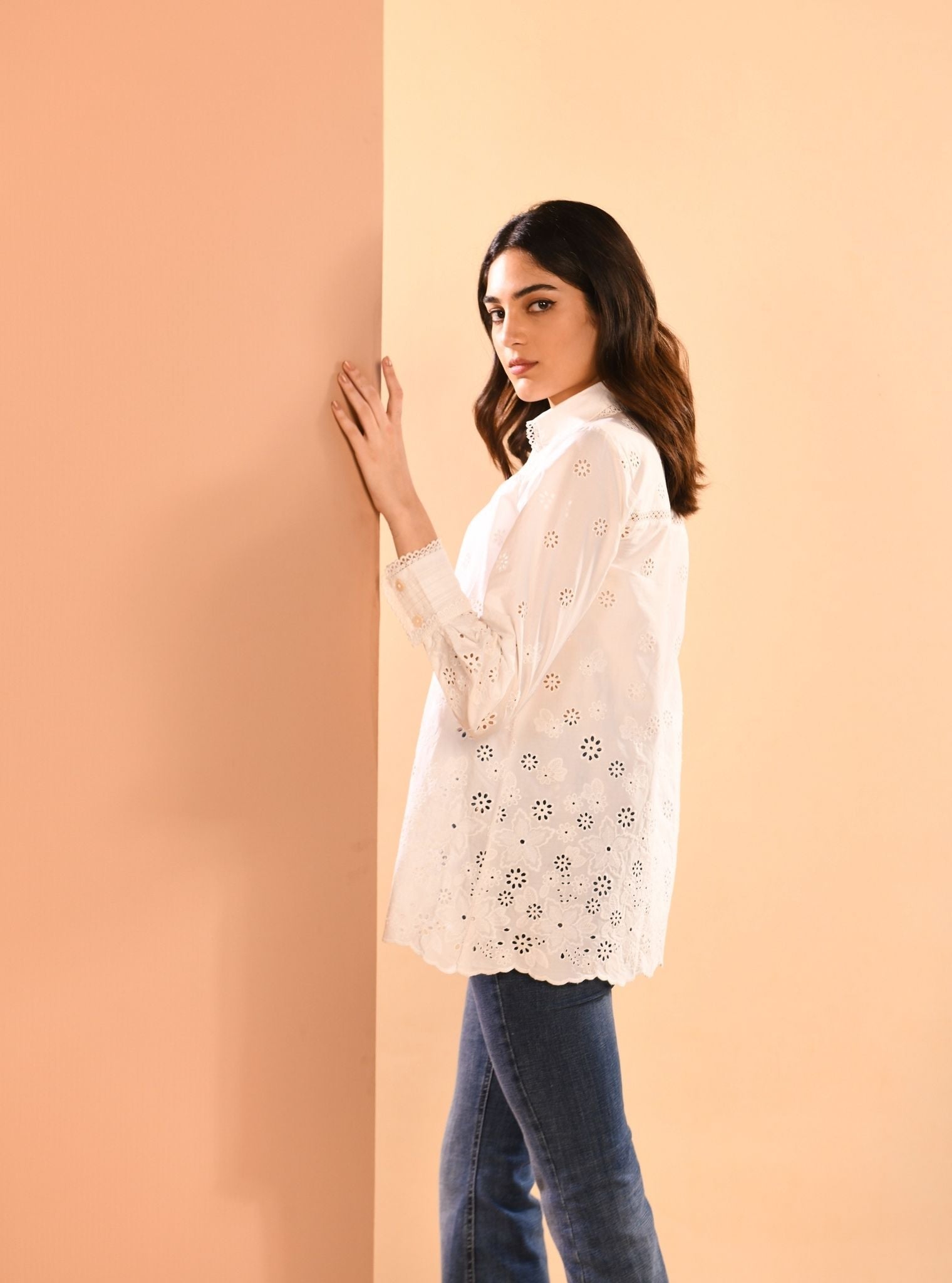 Mulmul Cotton Bea White Shirt