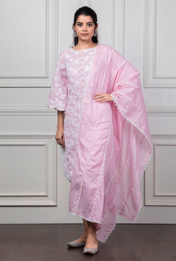 Mulmul Rosebud Kurta