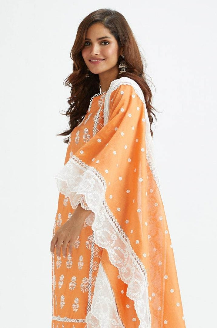 Nola Dupatta ORANGE