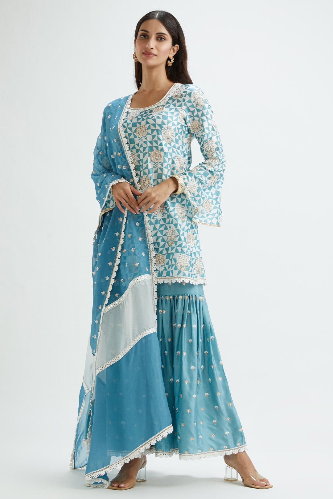 Elm Dupatta TEAL