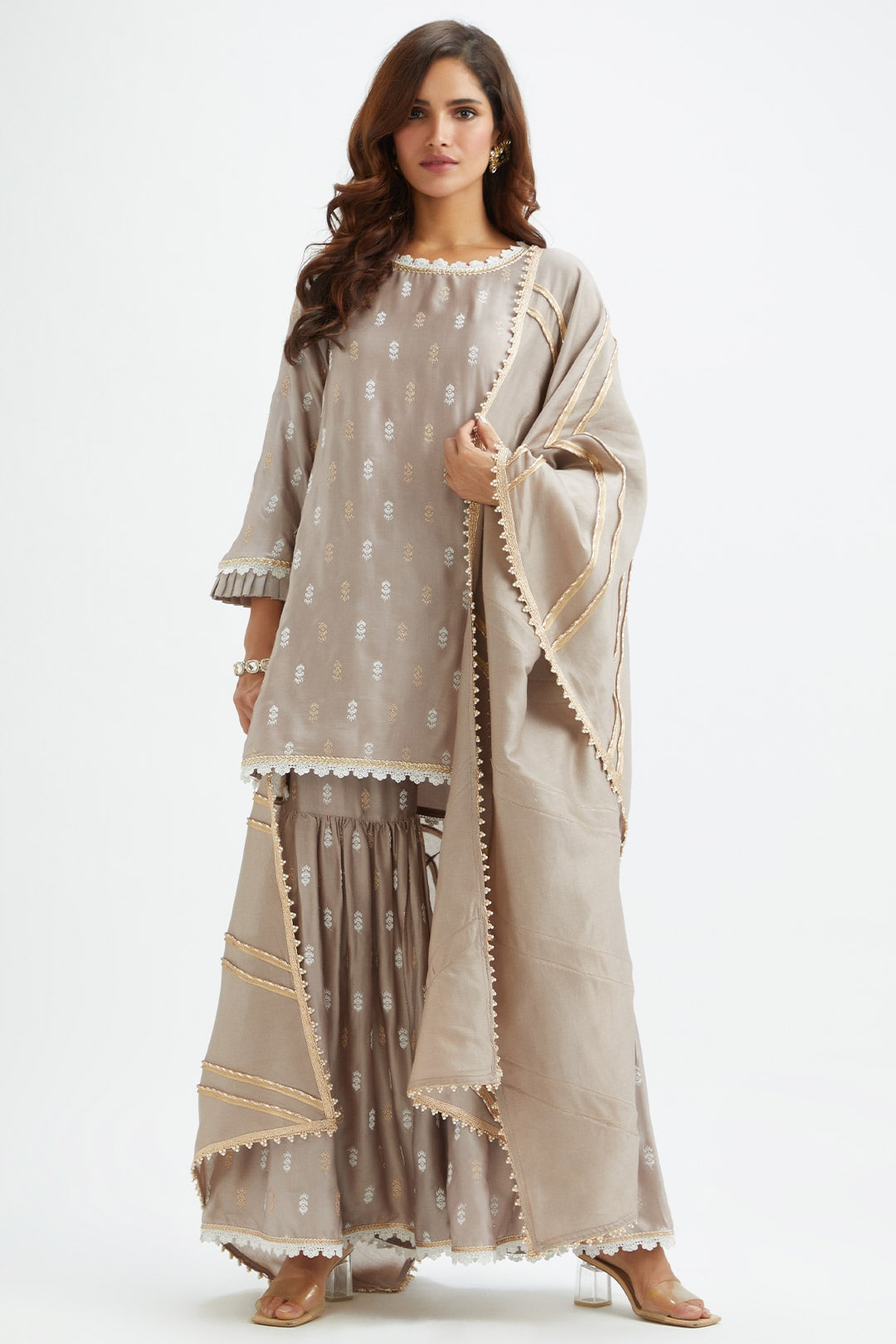 Bailey Grey Dupatta