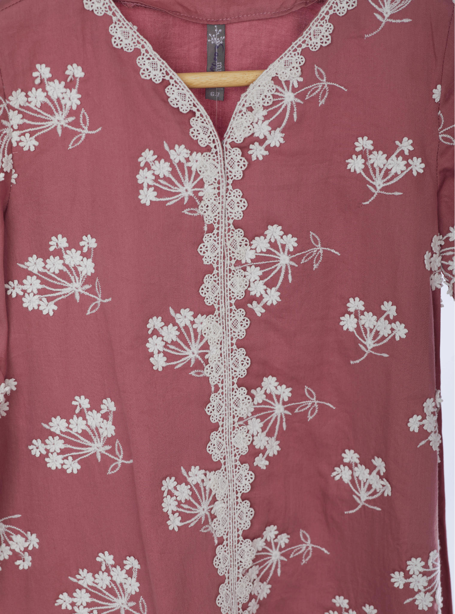 Mulmul Pima Ife Mauve Kurta With Ife Mauve Pant