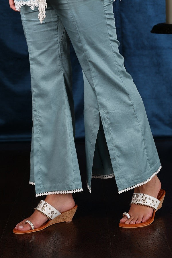 SLIT BELLBOTTOM (Teal)