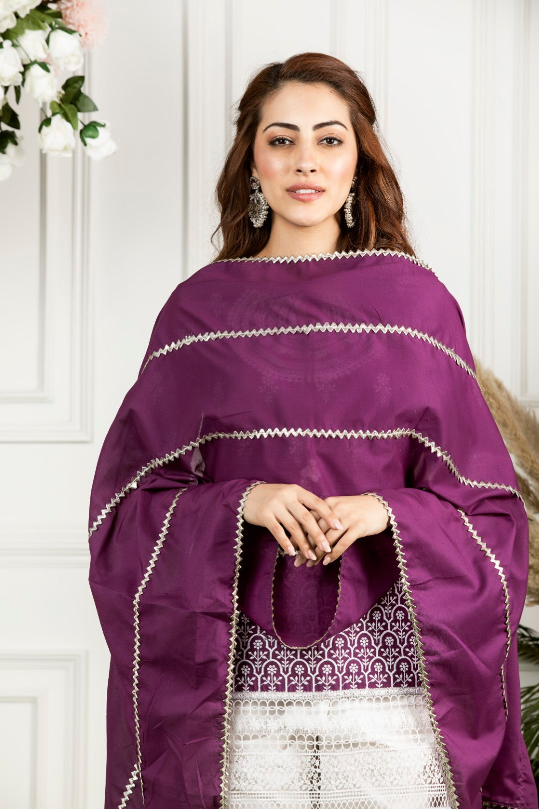 Mulmul Full Gota Dupatta