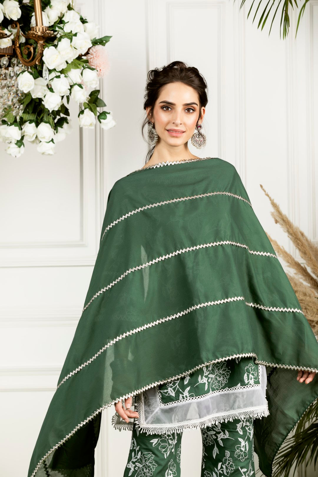 Mulmul full Gota Dupatta