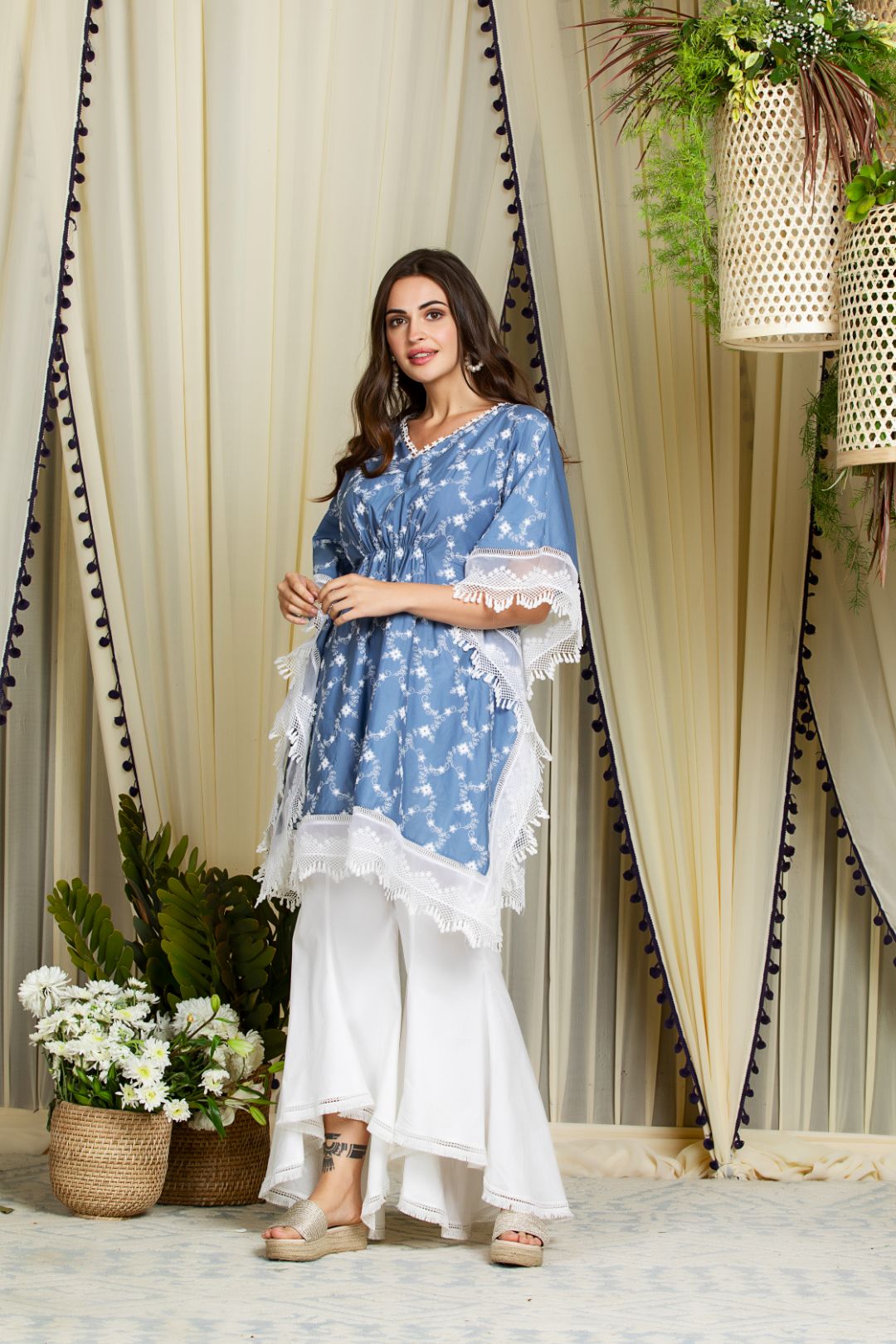 Mulmul Cotton Fiore Kurta