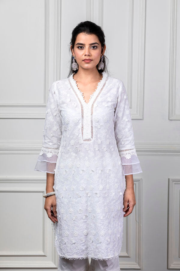 Mulmul Daisy Kurta