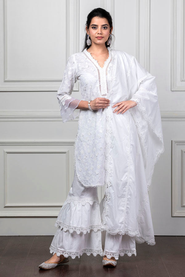 Mulmul Daisy Kurta