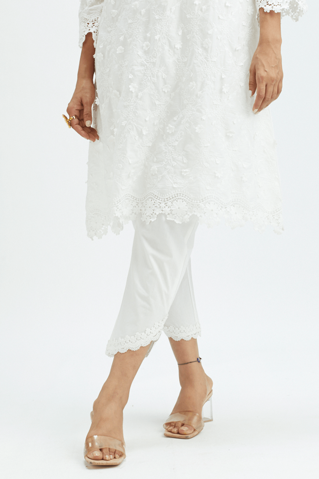 Mulmul Cotton Baybreeze White Kurta