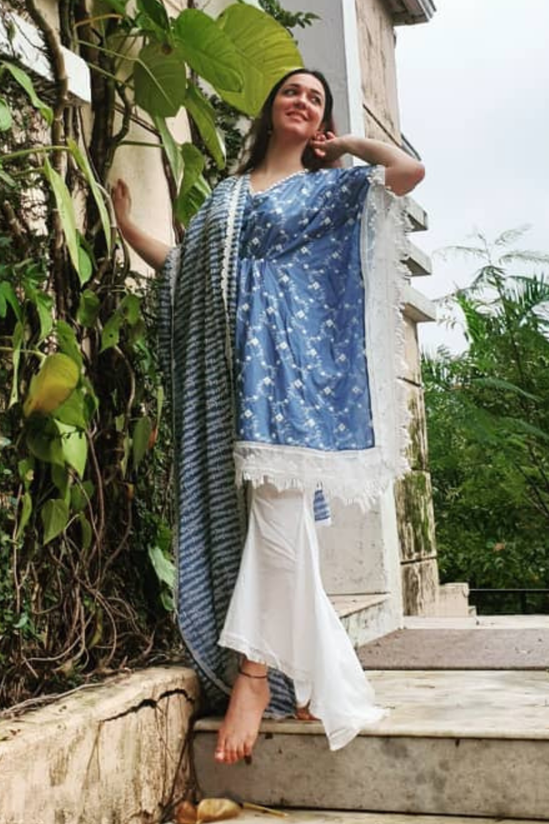 Mulmul Cotton Fiore Kurta