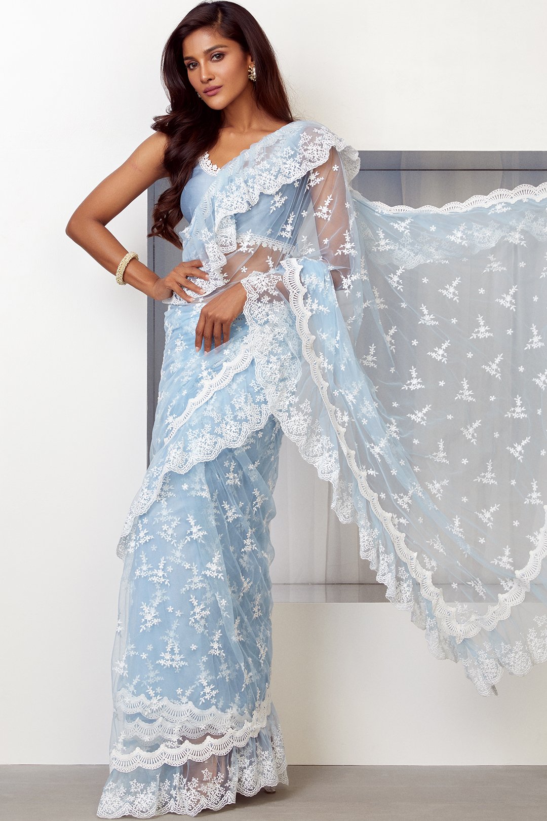 Glamour Net Saree