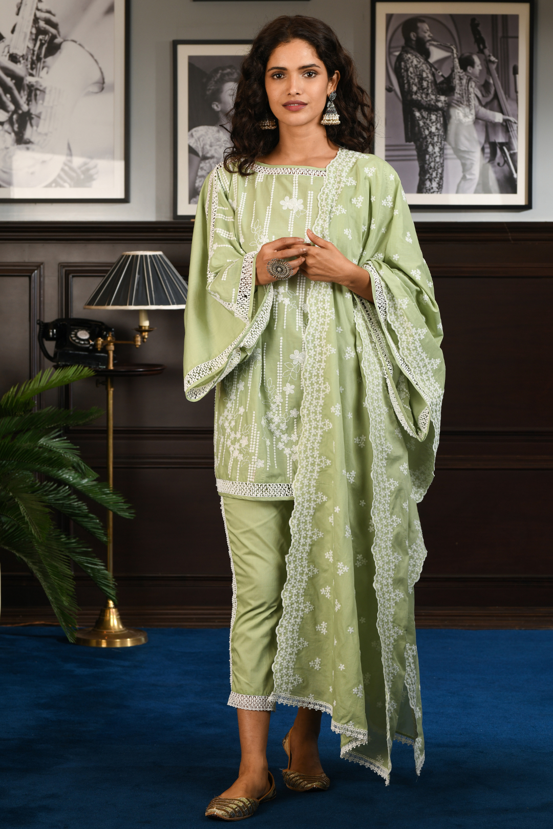 MULMUL COTTON JOYCE KURTA WITH JOYCE pyajama