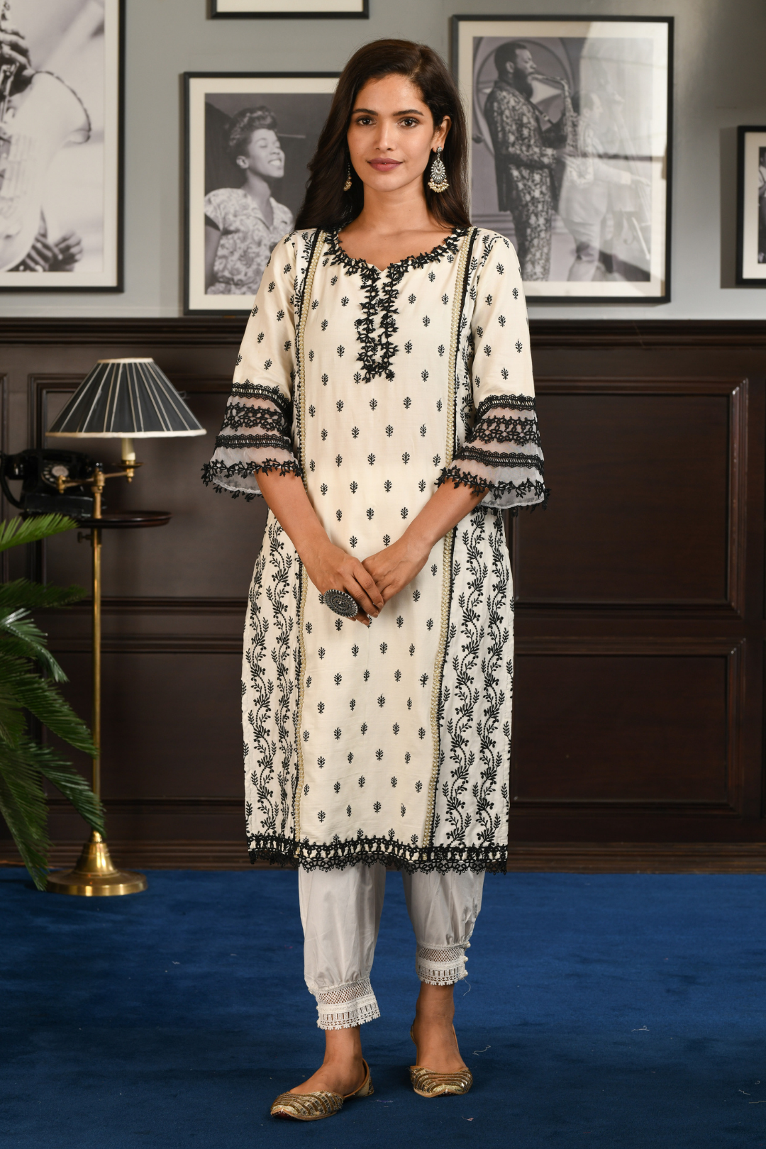 Pima Satin Merry Kurta