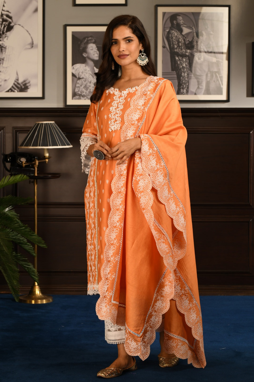 Pima Satin Merry Kurta