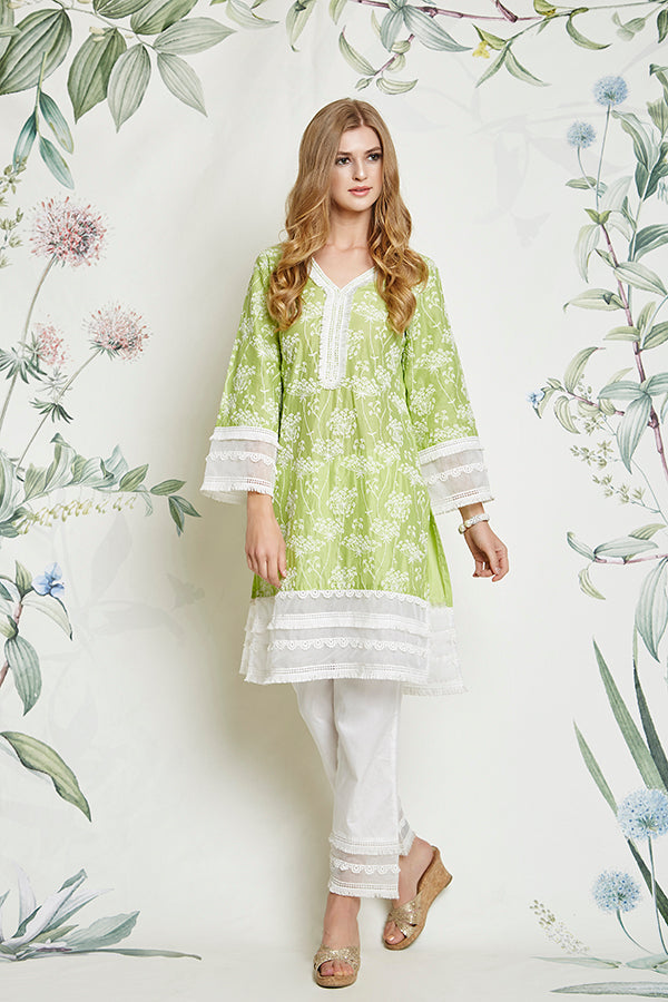 Thistle Kurta Green