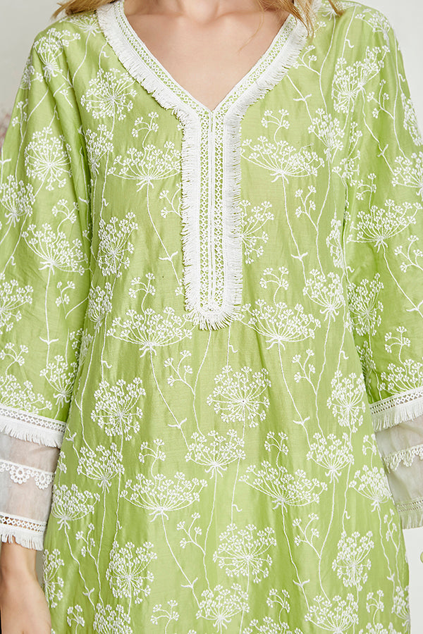 Thistle Kurta Green