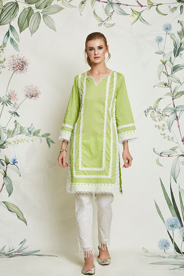 Sage Kurta Green