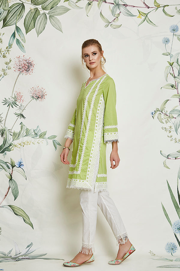 Sage Kurta Green