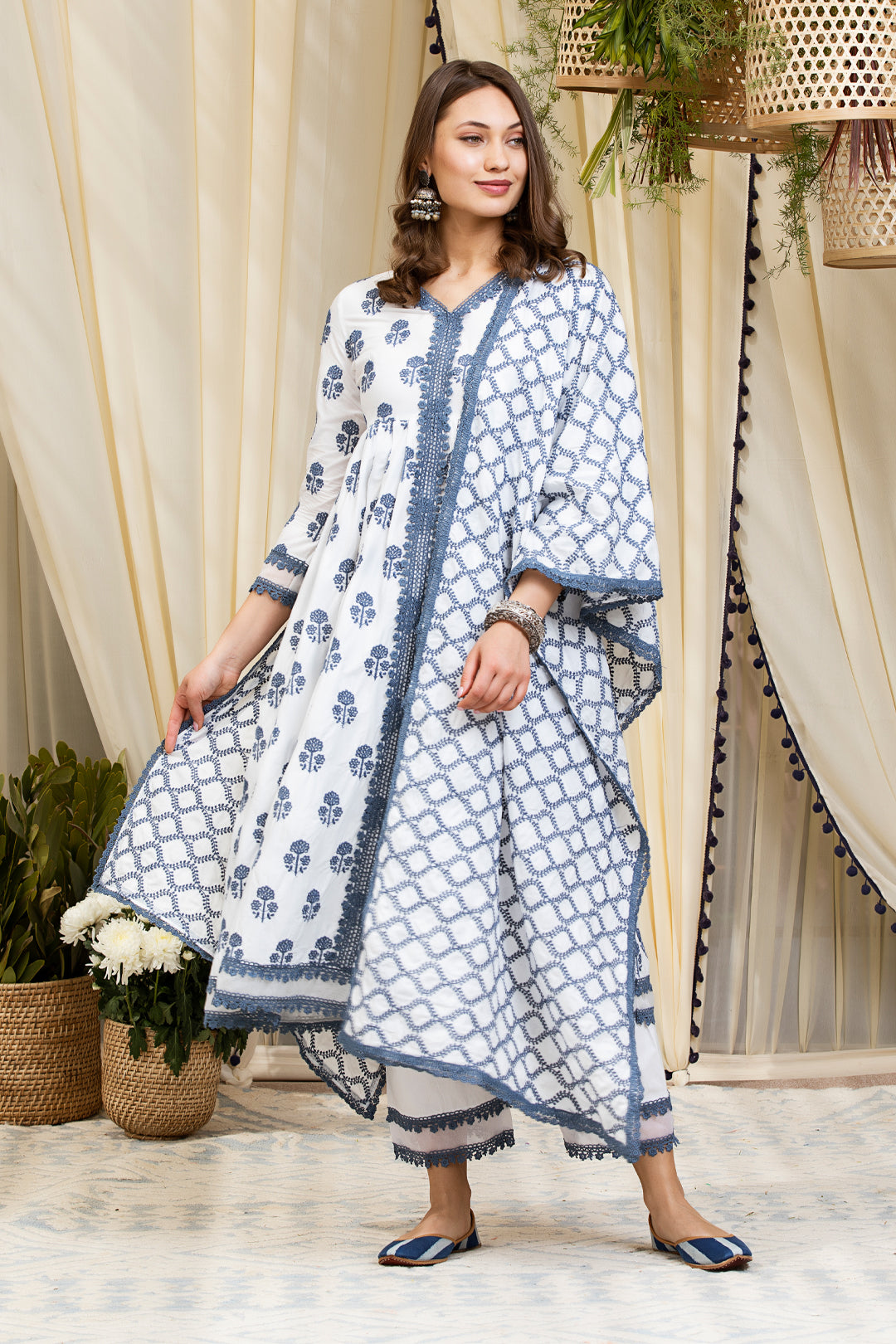 Mulmul Cotton Iliana Kurta Iliana Pyajama