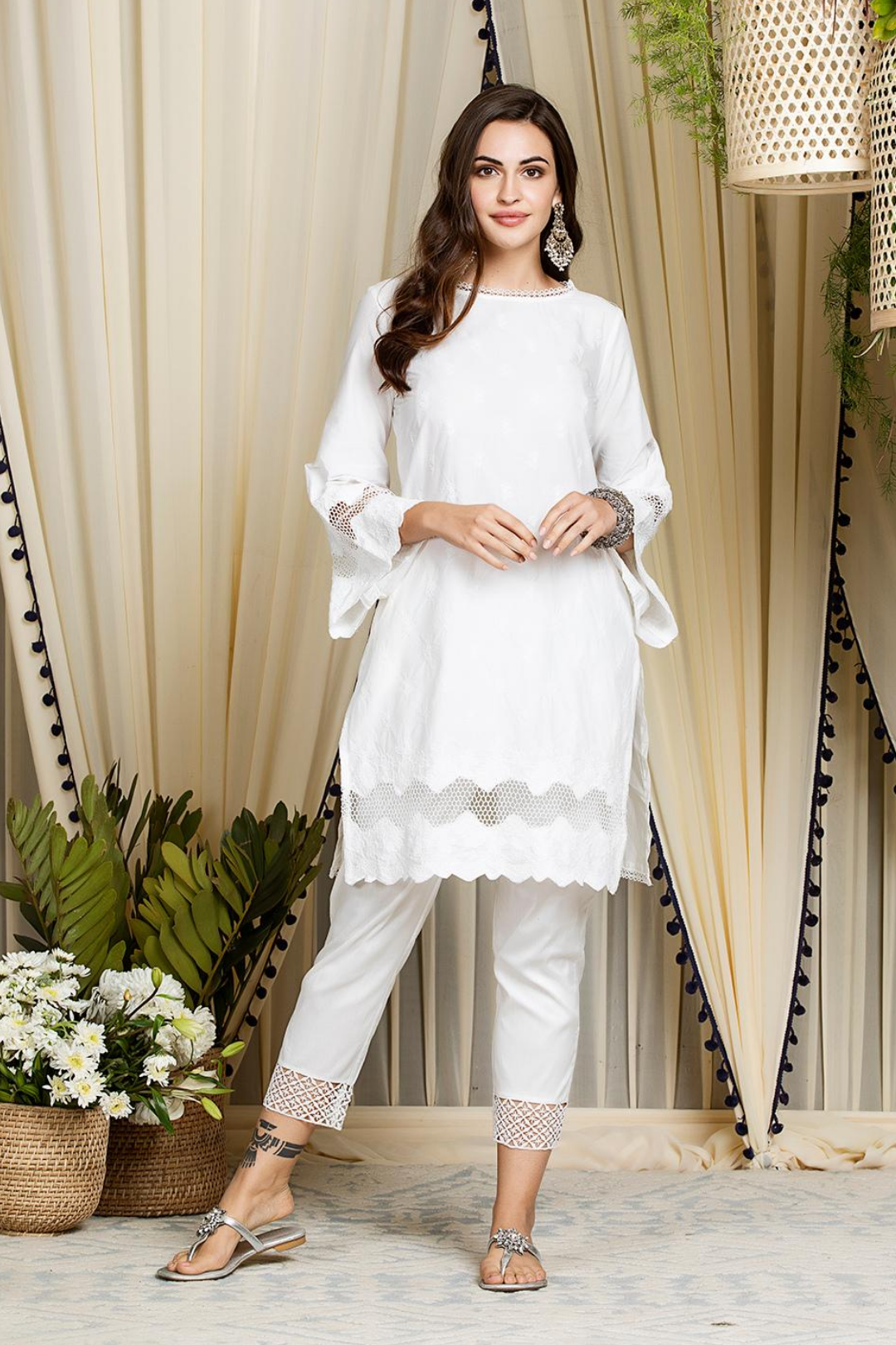 Mulmul Cotton Nora Kurta