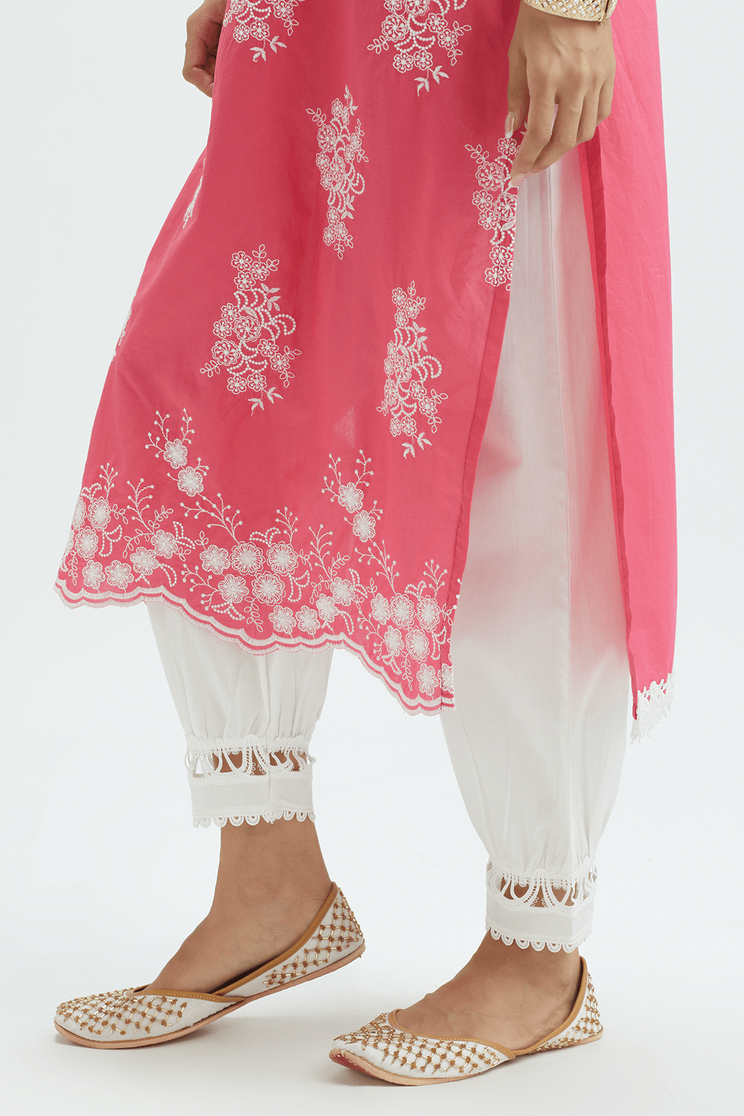 Mulmul Cotton PERLA KURTA With NEW HAREM PANT