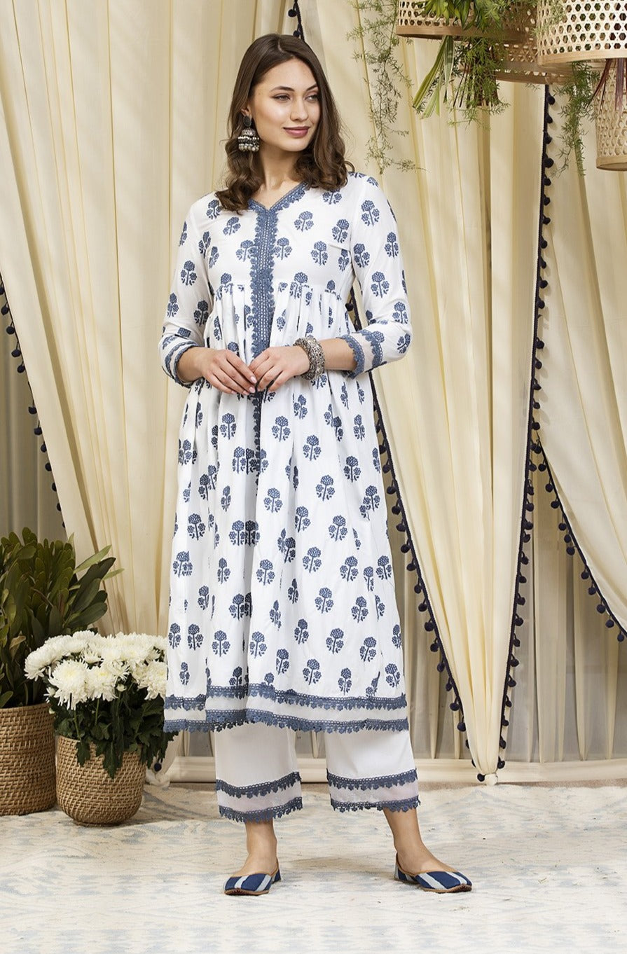 Mulmul Cotton Iliana Kurta