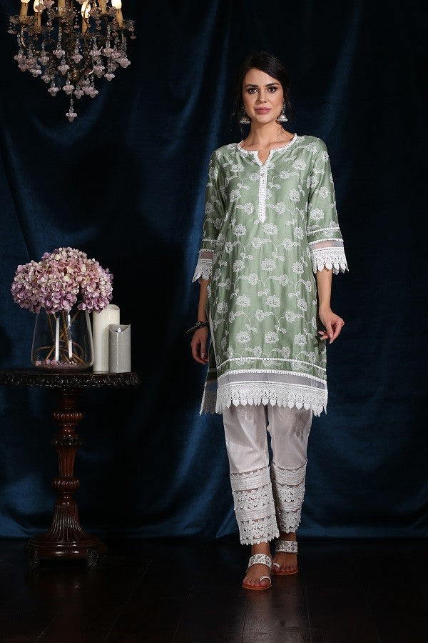 Iris Kurta (Green)