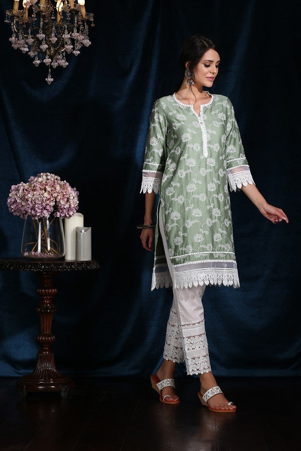 Iris Kurta (Green)