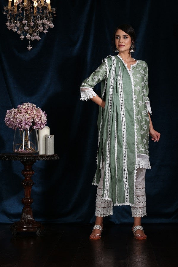 Iris Kurta (Green)