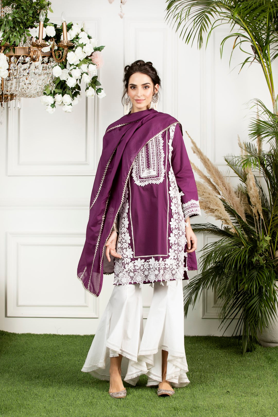 Mulmul cotton quill kurta