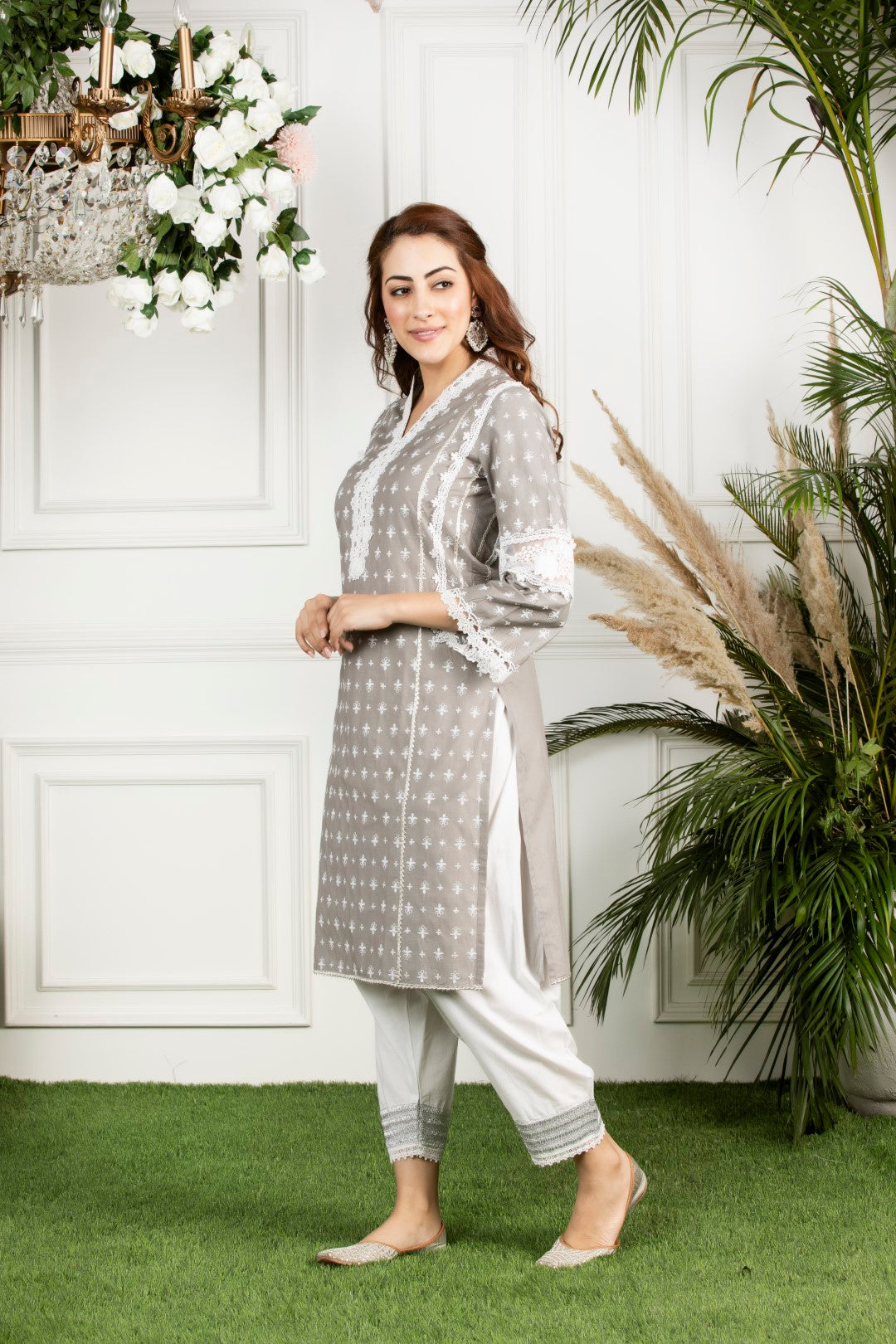 Mulmul Cotton WinterBerry Kurta