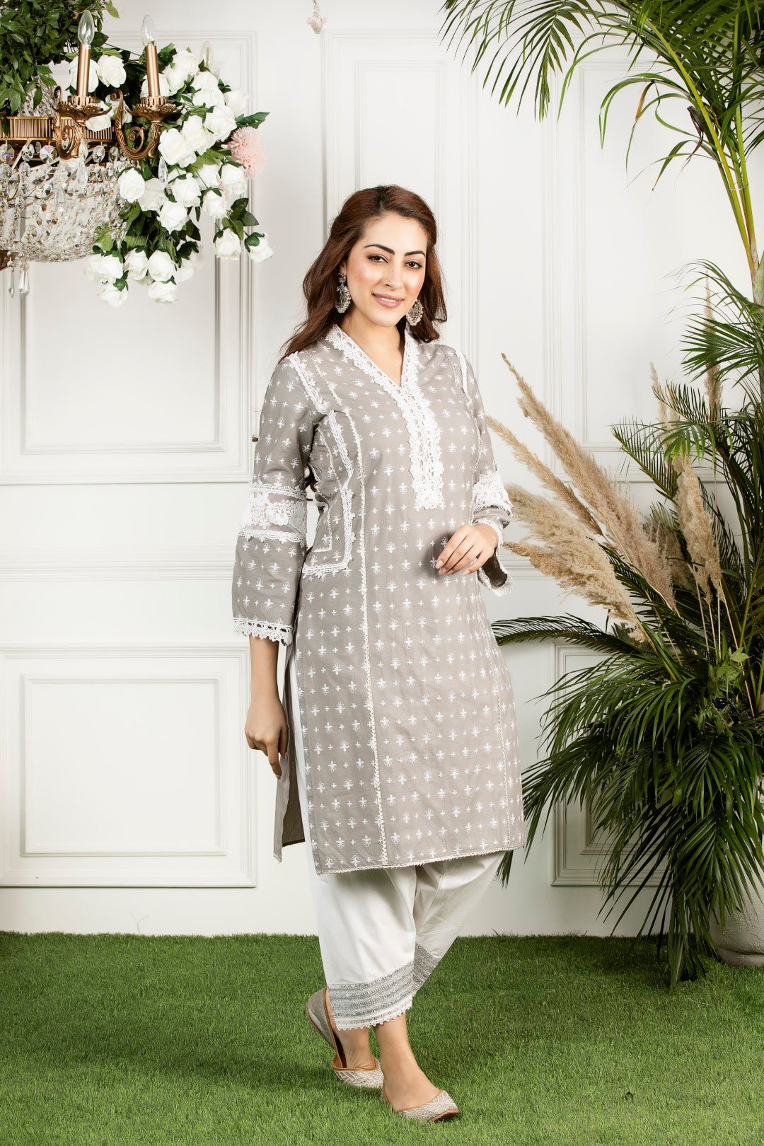 Mulmul Cotton WinterBerry Kurta