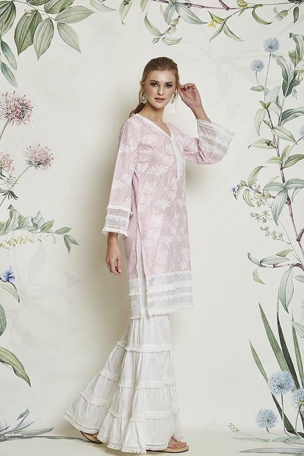 Thistle Kurta Pink