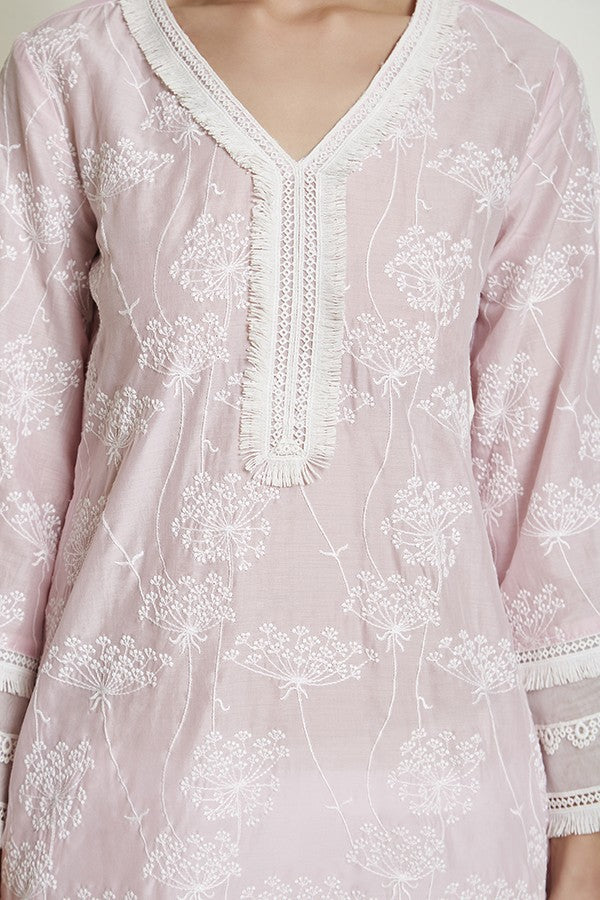 Thistle Kurta Pink