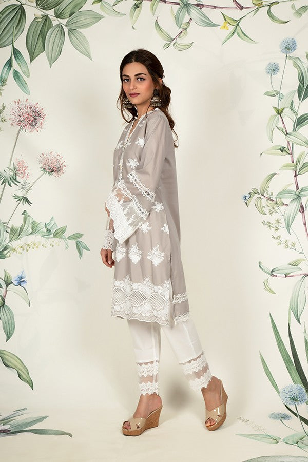 Petunia Kurta and Double Lace Pyajama