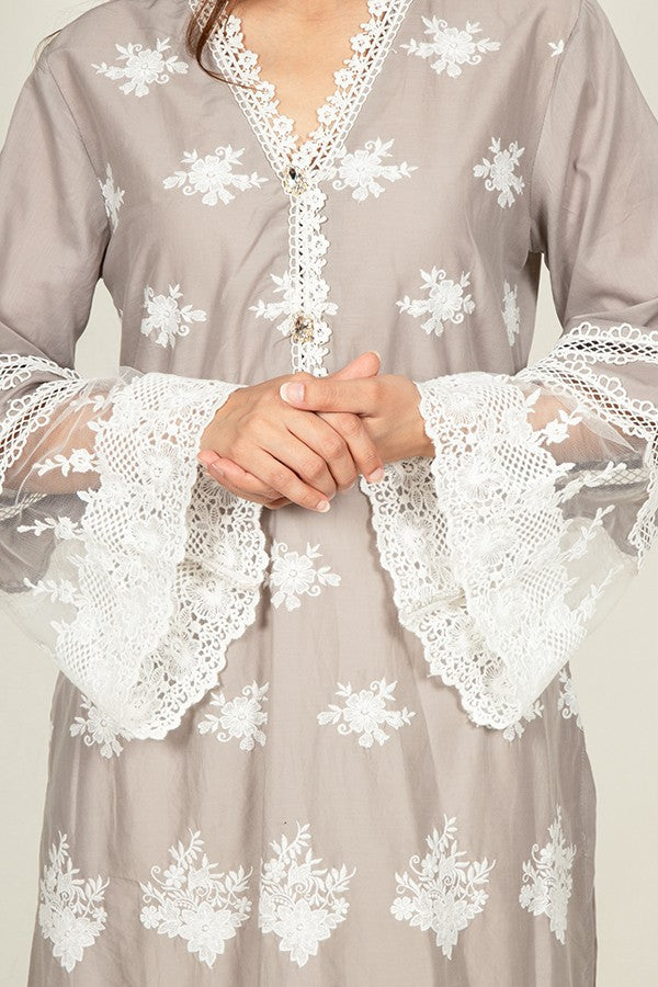 Petunia Kurta and Double Lace Pyajama